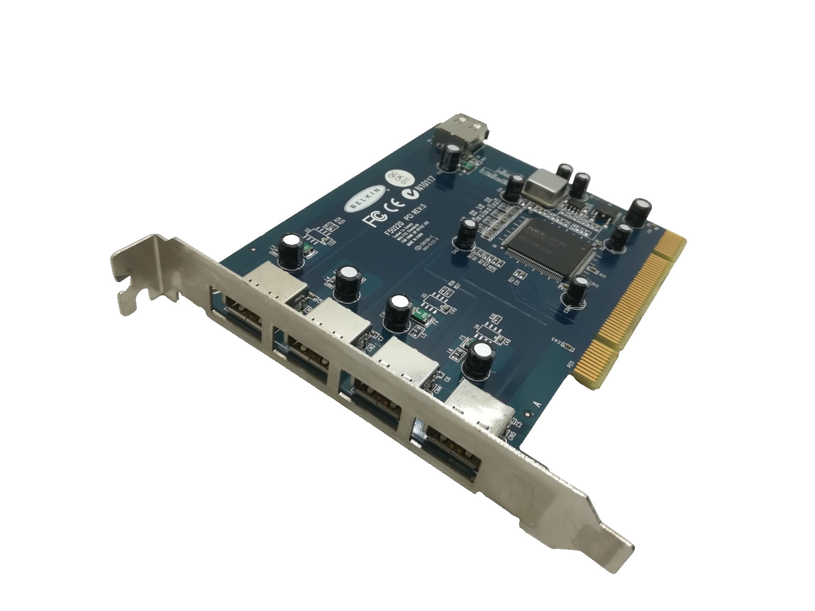 BELKIN F5U220 PCI USB 2.0 ADAPTER FOR PC AND MAC #GK13290