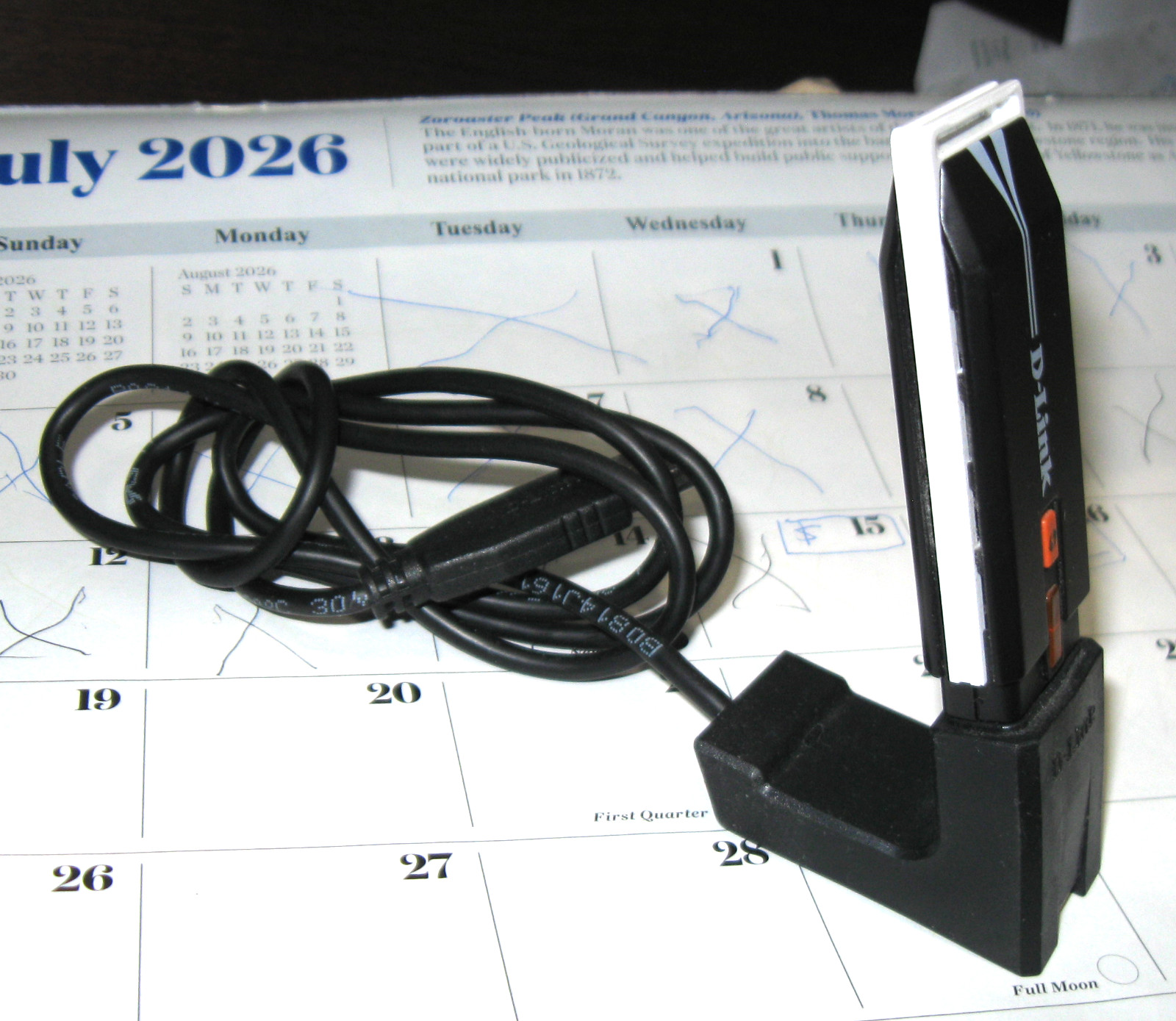D-Link DONGLE  w 36" USB connector/stand