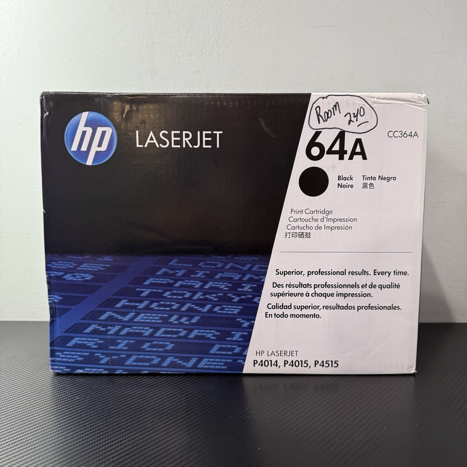 Genuine HP CC364A Black Toner Cartridge for HP P4014 P4015 P4515 New
