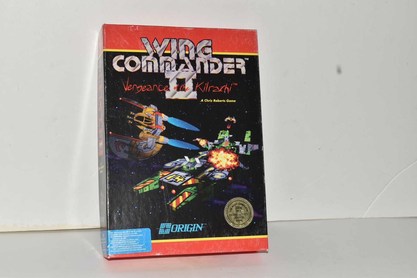 WING COMMANDER II Vengeance Of The Kilrathi IBM PC Game 5.25" FloppyDisk (GVH79)