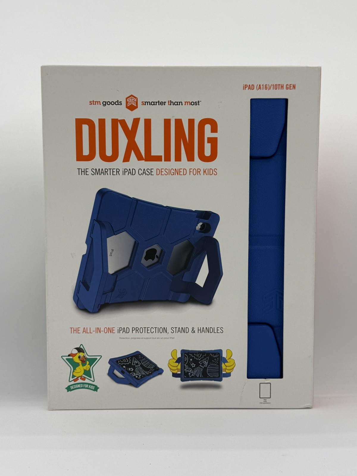 STM Duxling Rugged Tablet Case for Kids,  Ipad A16, 10th Gen. Blue