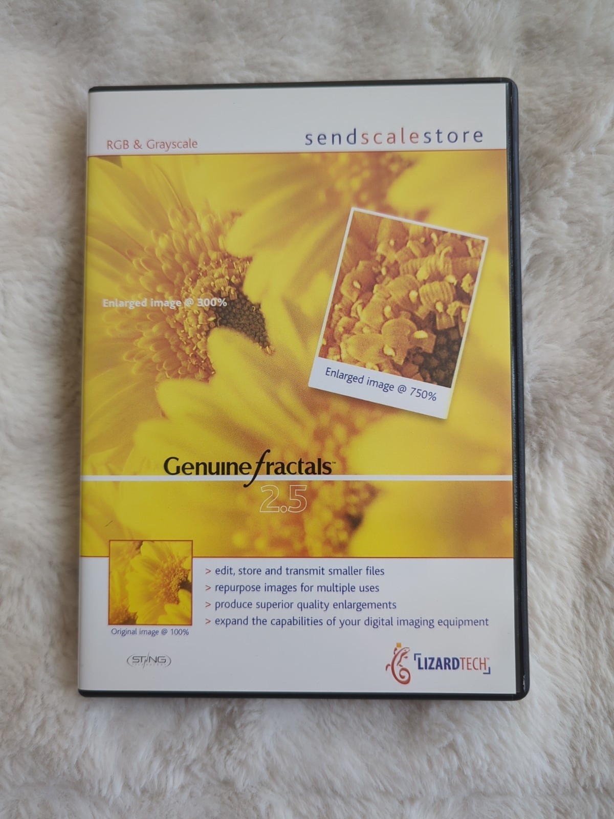 Genuine Fractals 2.5 Lizard Tech 2001 Vtg Mac And Windows 98/2000/XP