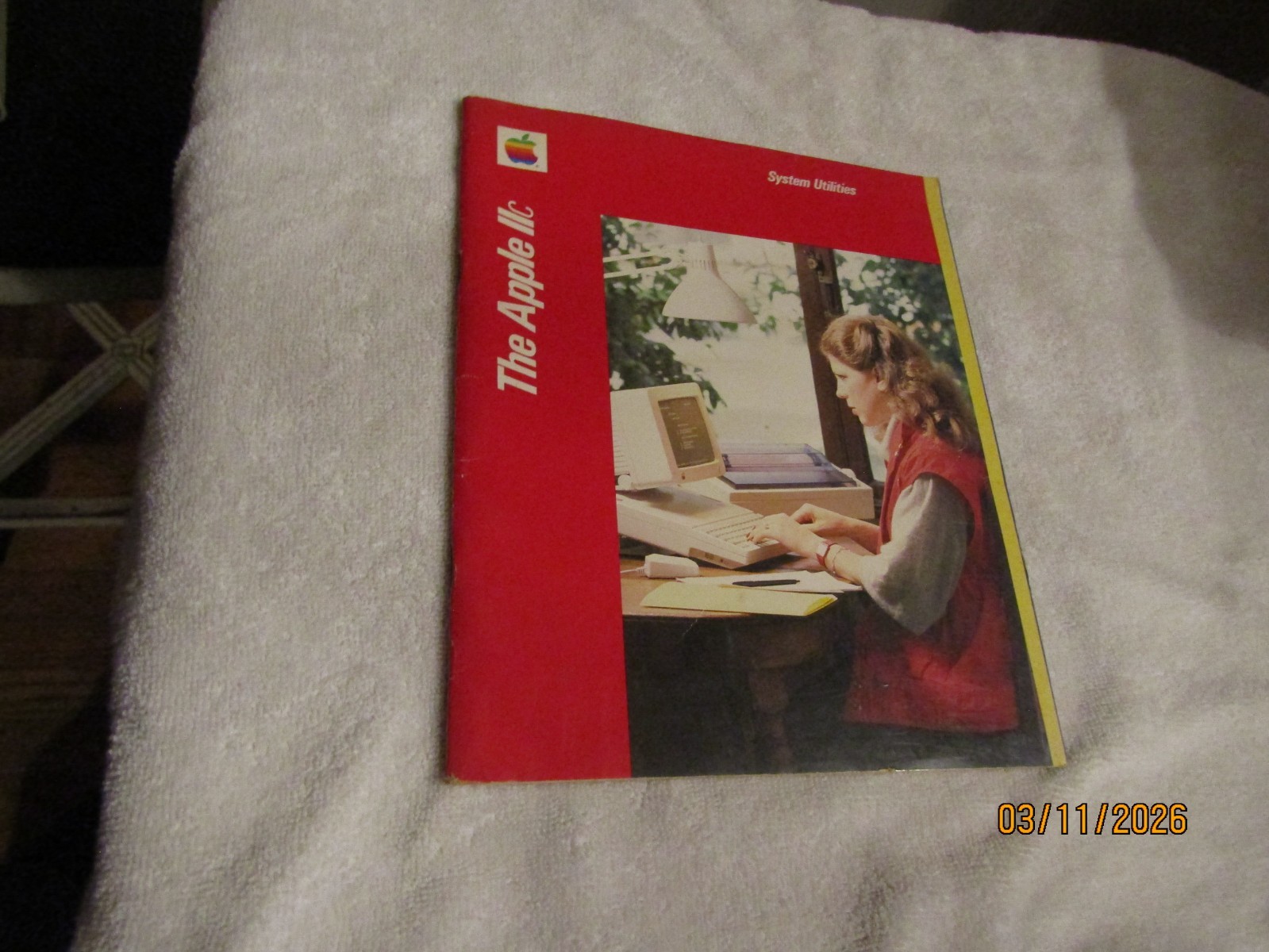 Vintage Apple 11C System Utilities Booklet Manual 1983 Computer Game