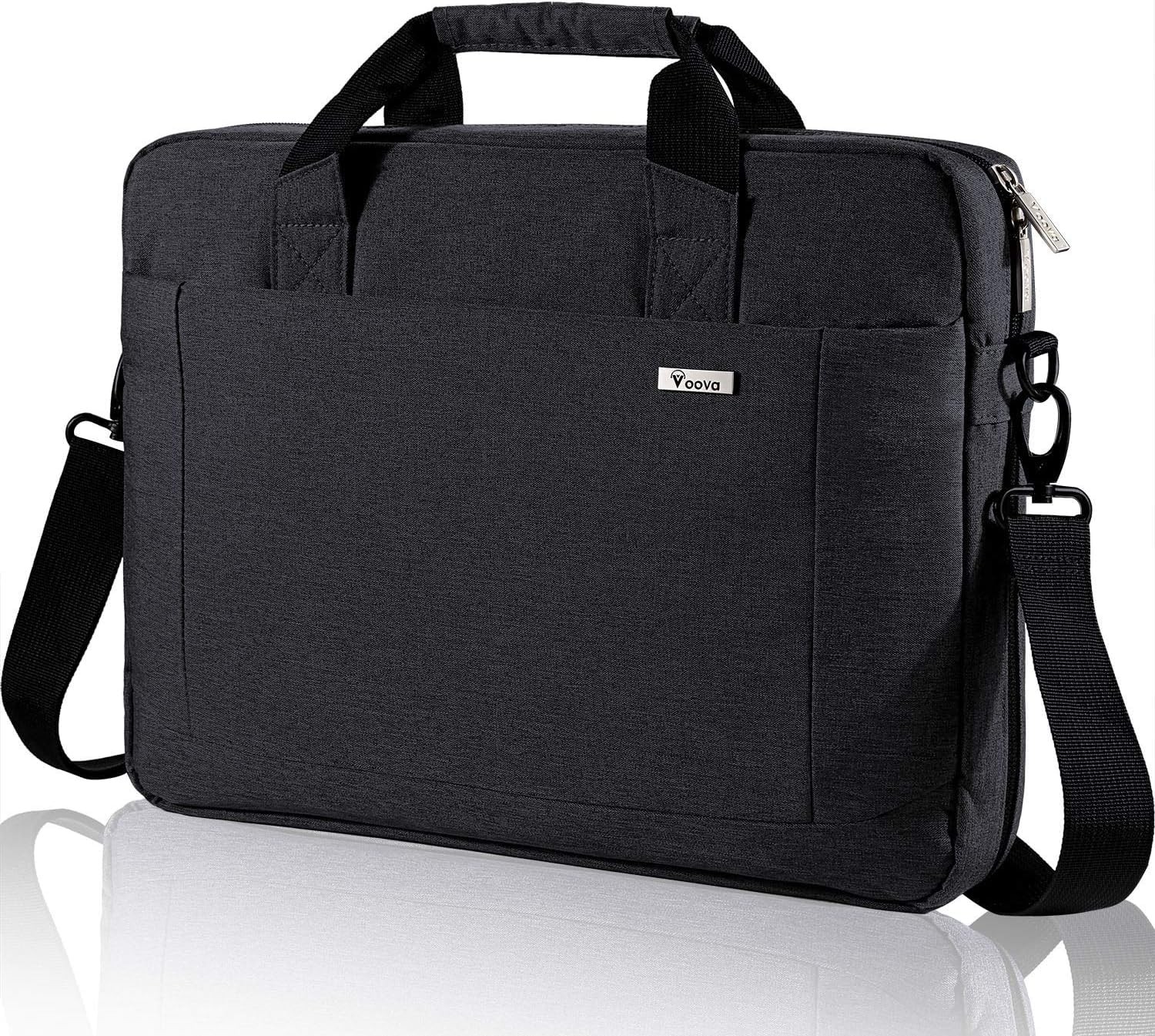 Voova Laptop Bag Case 15 15.6 16 Inch, Computer Sleeve 14-15.6 Black 