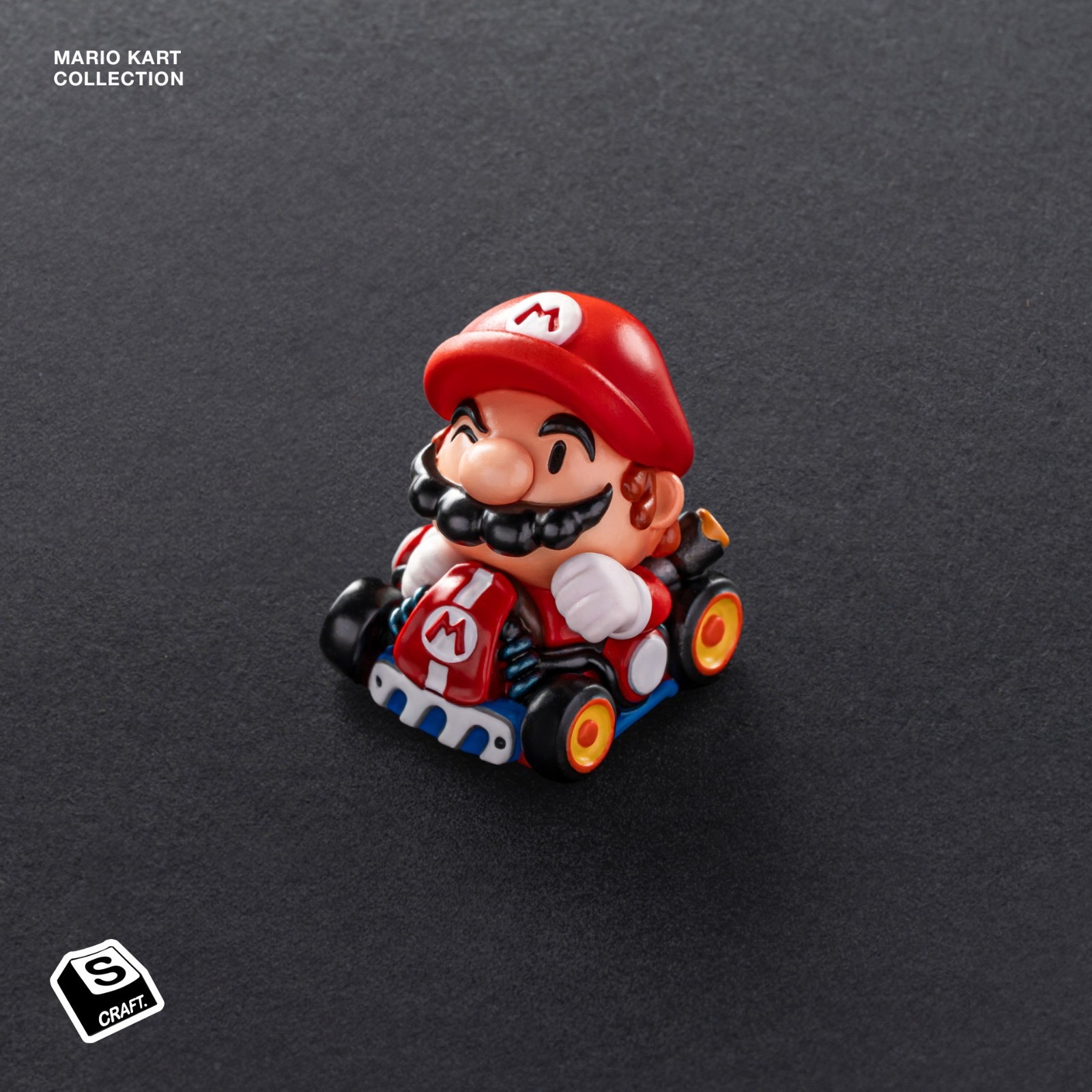 S-Craft Mario Kart Artisan Keycap Mario Hand-Painted Cherry MX