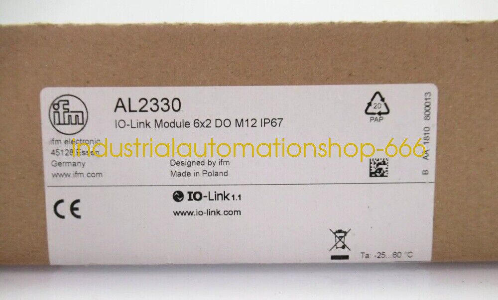 1PC NEW IFM IO-Link Module AL2330 Via DHL or FedEX