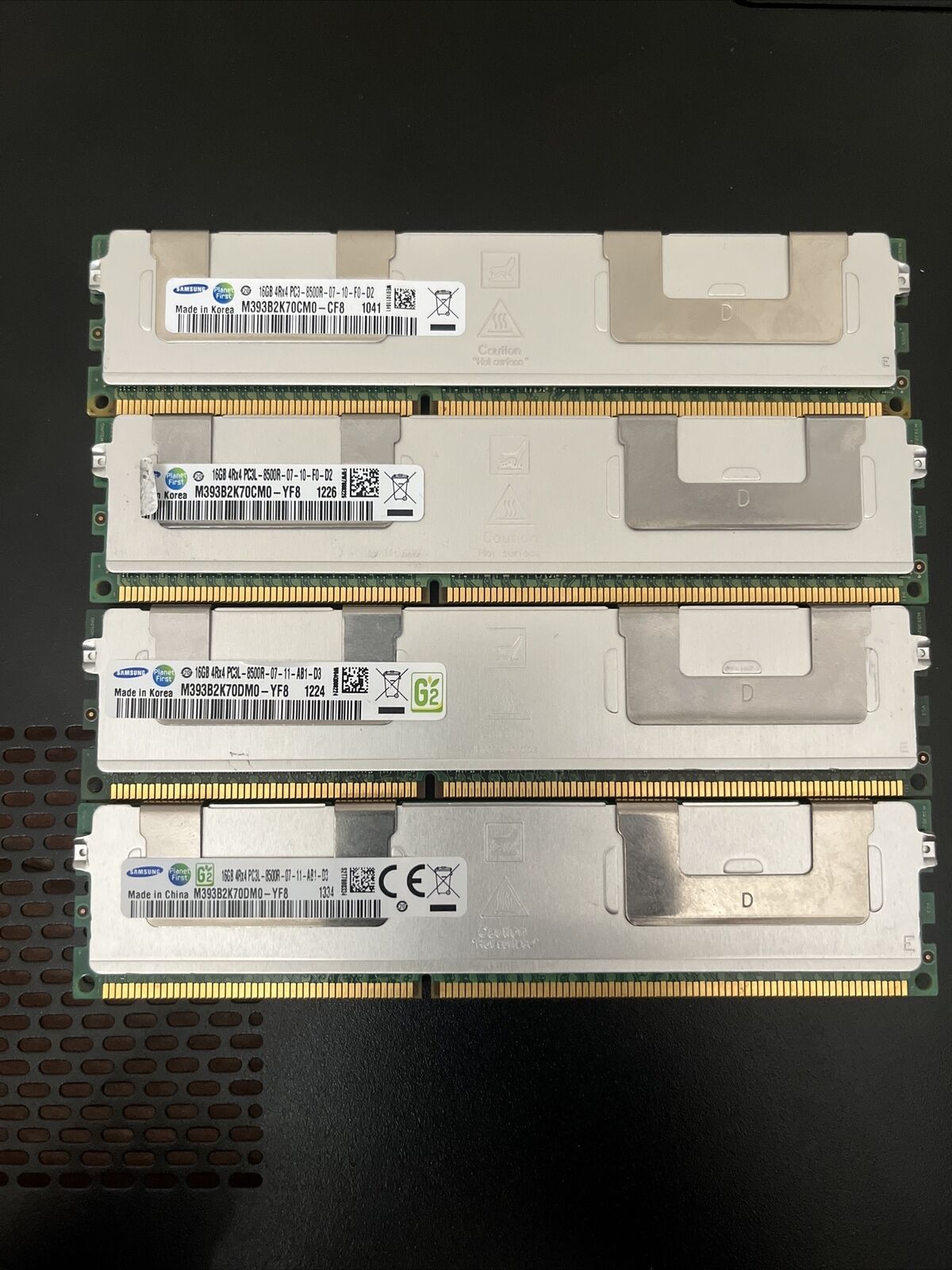 Samsung (4x16GB) 32GB 4Rx4 PC3L-8500R DDR3 (desktop)