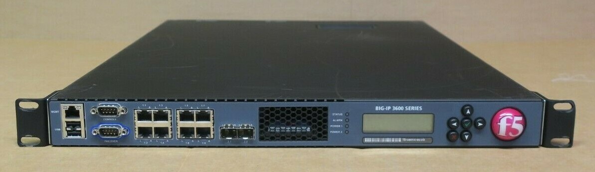 F5 Networks Big-IP 3600 Local Traffic Manager Load Balancer + LTM Enterprise Lic