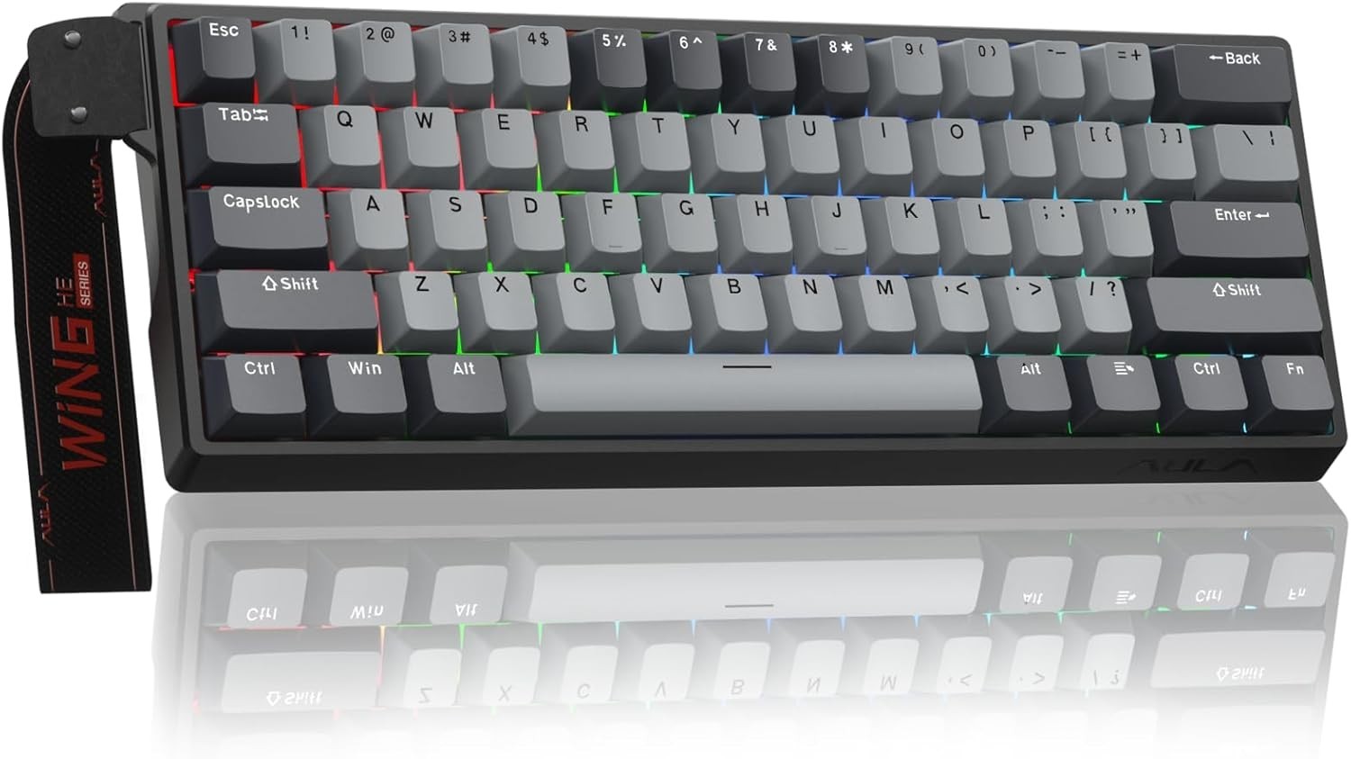 AULA WIN60 HE PRO 60% Mechanical Gaming Keyboard Wired, Magnetic Switch Hot Swap