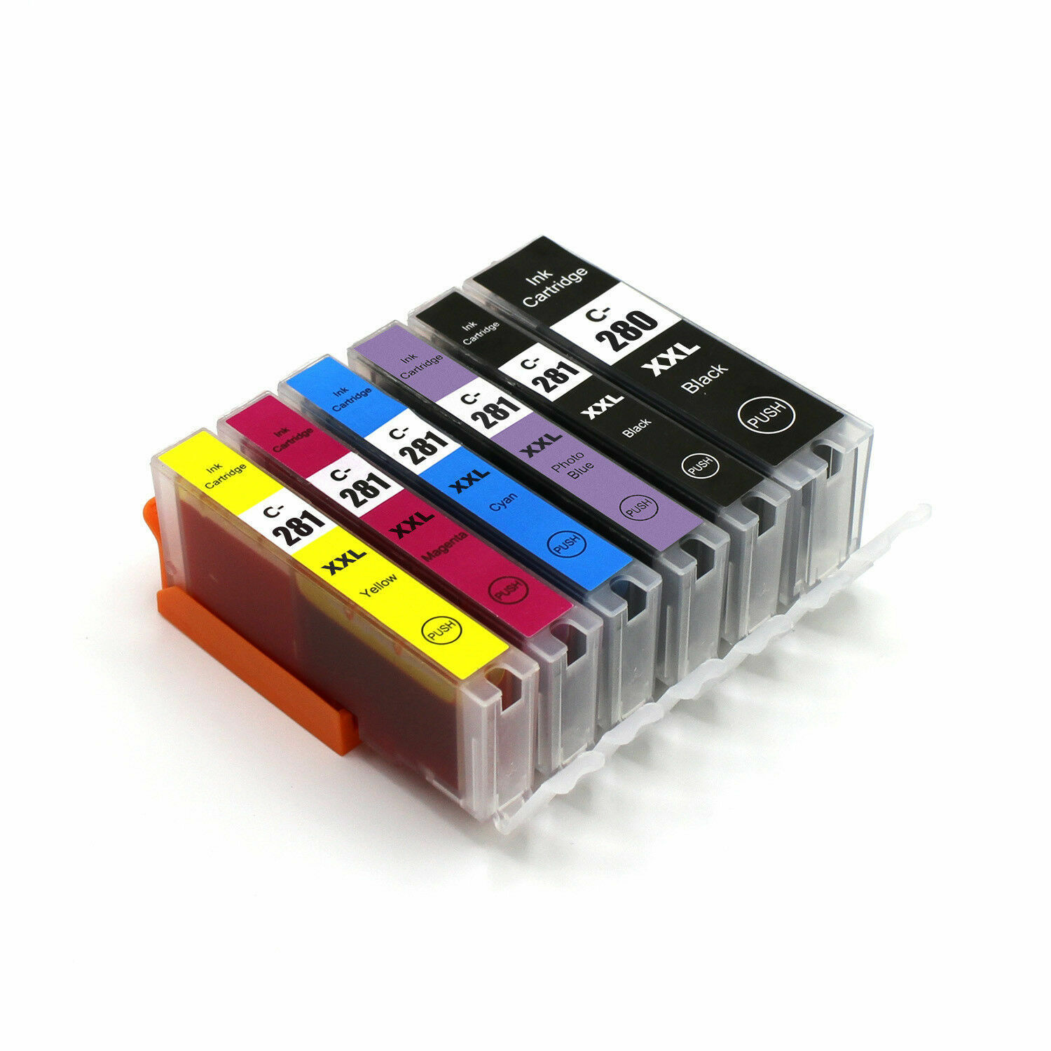 6 PK New Ink Set for Canon PGI 280 XXL CLI 281 XXL Pixma TS8220 TS8120 TS8322