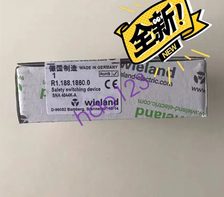 1PC New Wieland SNA 4044K-A R1.188.1860.0 Safety Relay AC/DC24V DHL/FedEx
