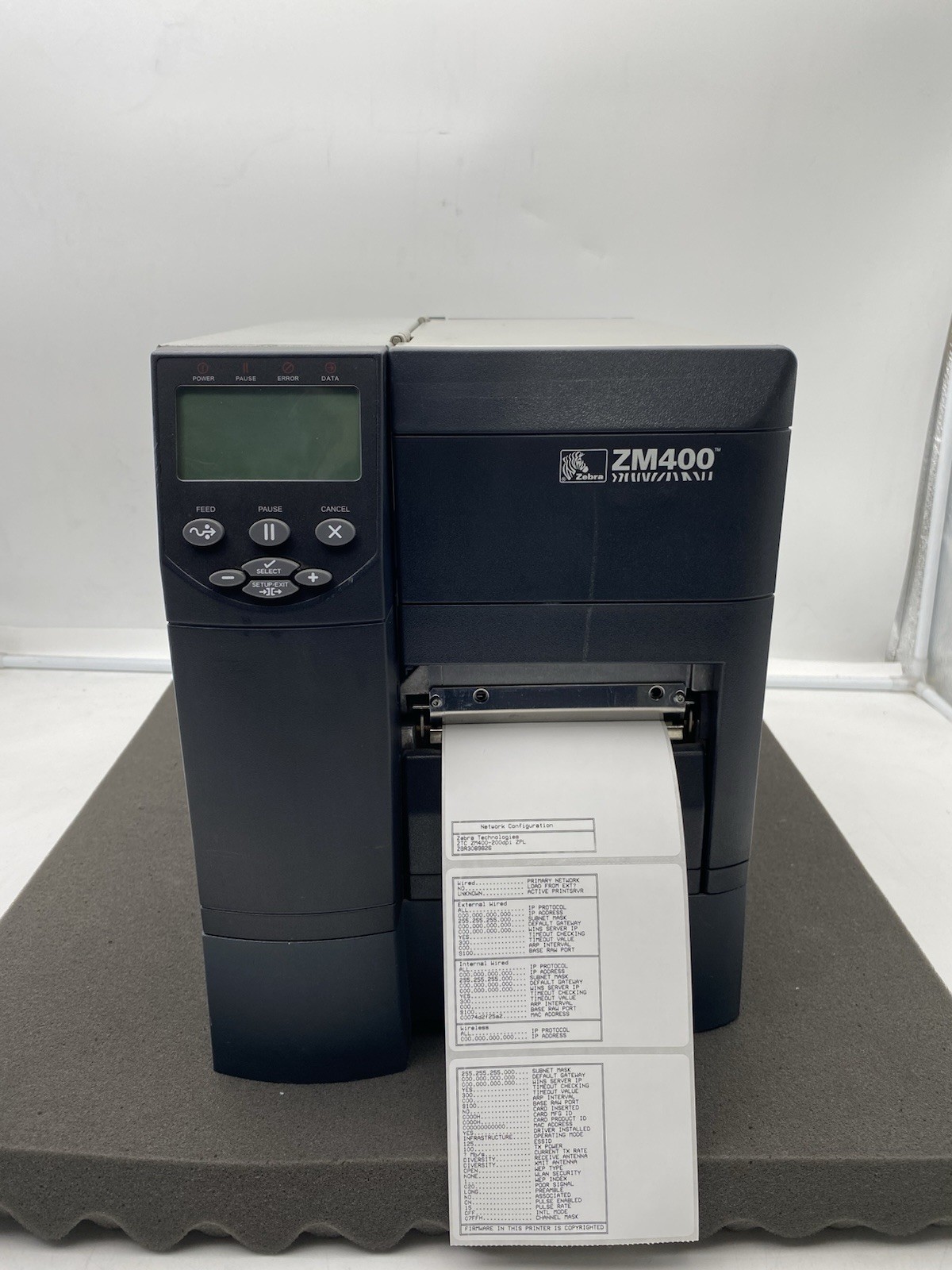 Zebra ZM400 Direct Thermal Label Printer For Parts/Repair