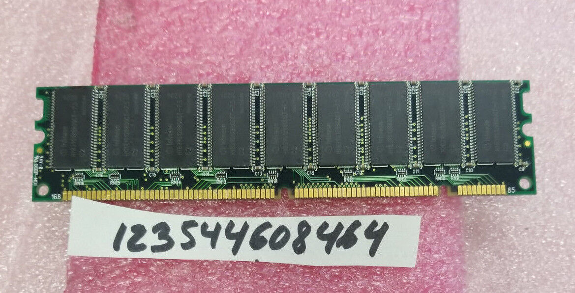 1PCS OF 256MB SDRAM SDR SD MEMORY RAM PC100 168PIN ECC NON-REG DIMM 16X8 