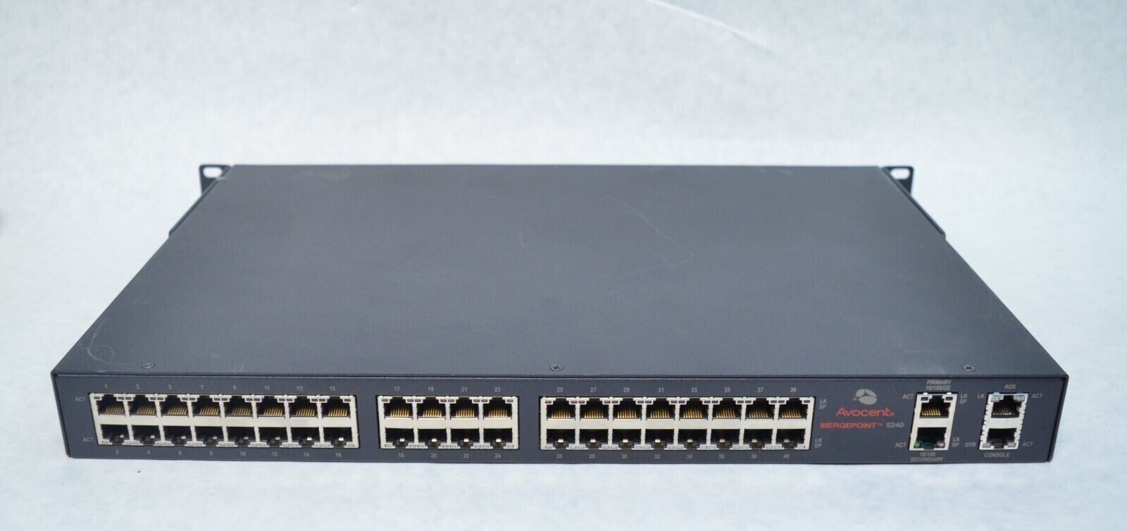 Avocent MergePoint 5240 MGP5240DAC 40-Port Service Processor Manager Dual AC