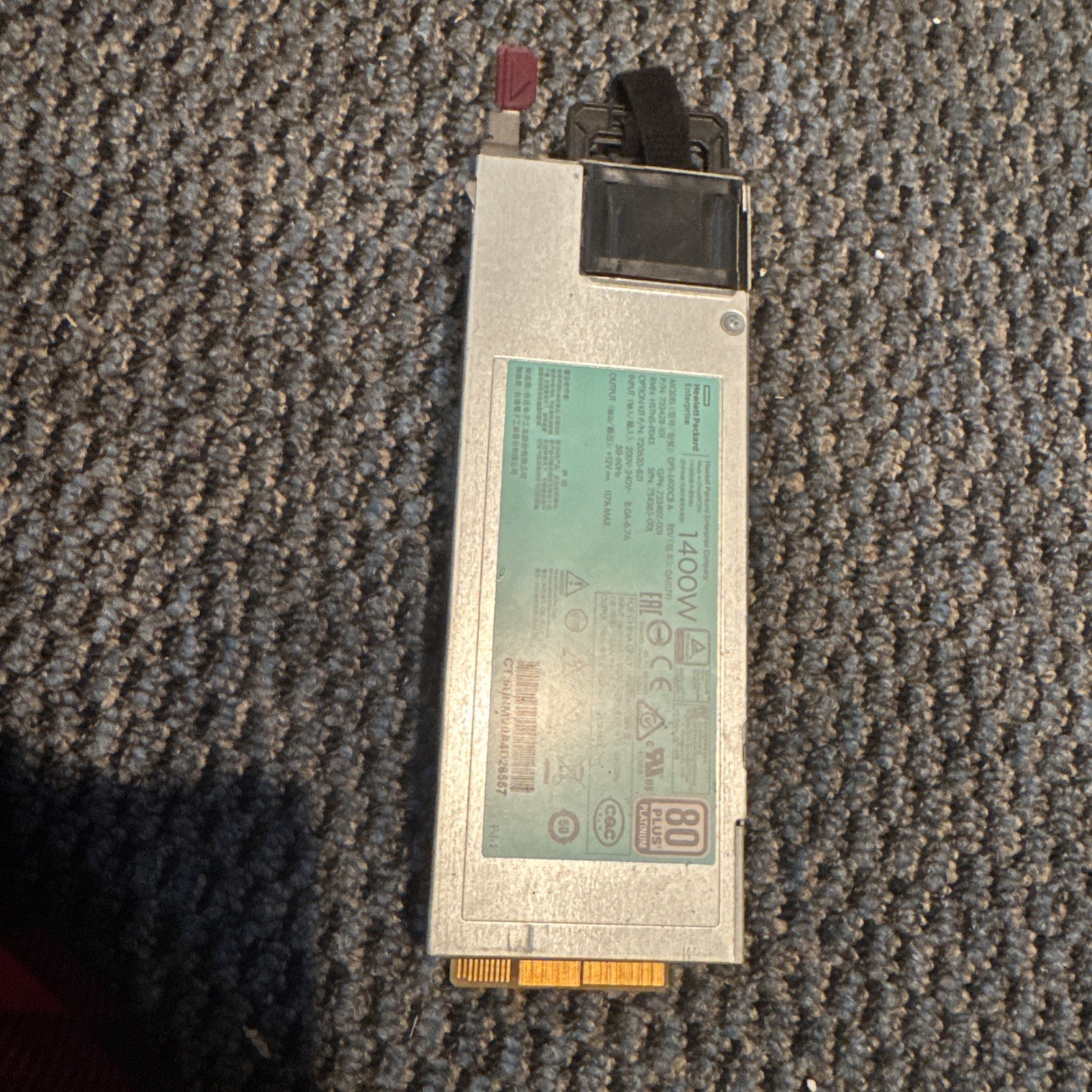 HP DPS-1400CB A PWS Netzteil 1400W HSTNS-PD43 754383-001 DL360 G9 DL380 G9 LFF