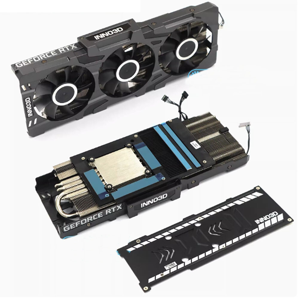 For INNO3D RTX2080S 3X Graphics Card Heatsink with Backplane