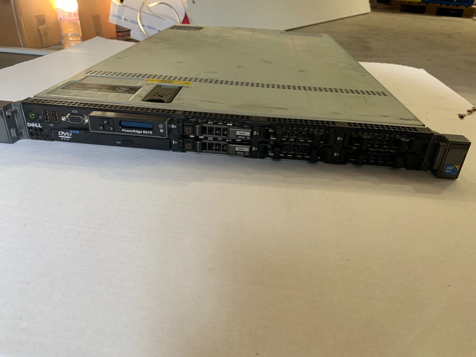 1 x DELL PowerEdge R610 Server System 16 Gb RAM, HDD 2 x 600GB 10K MBF2600RC