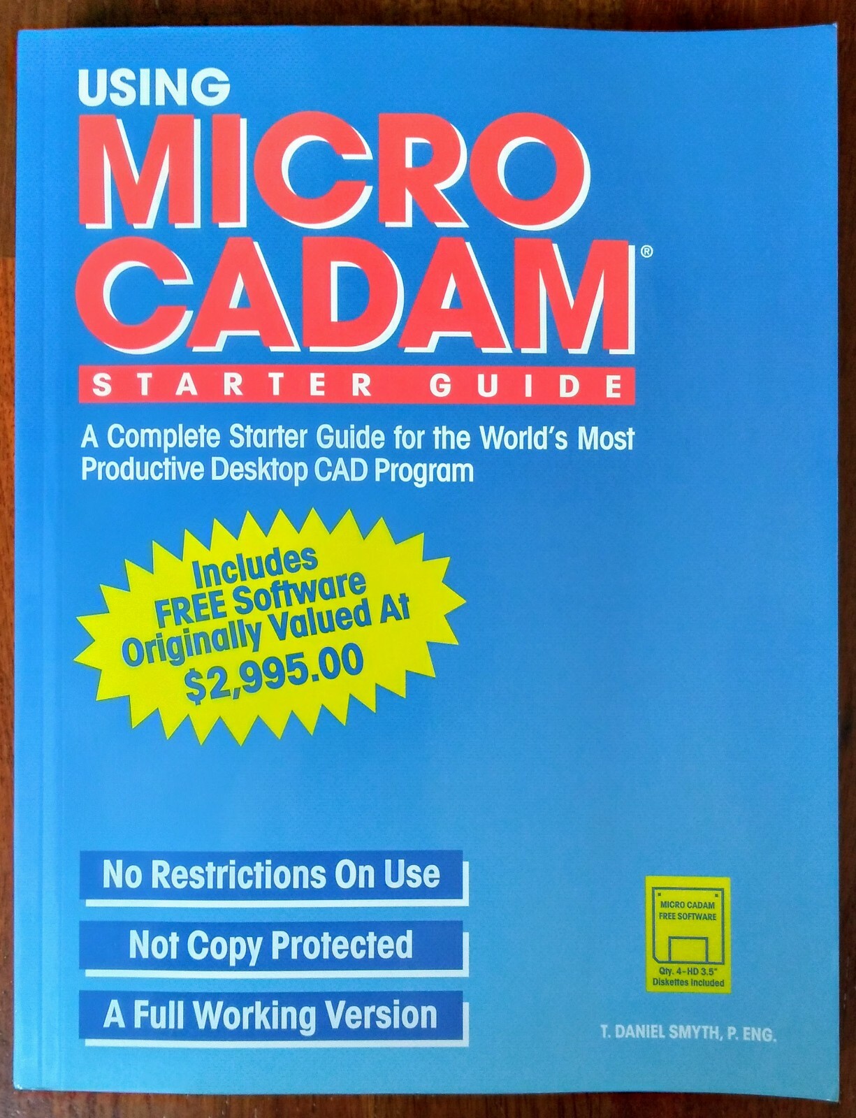 Using Micro CADAM Starter Guide w/ Cornerstone R1.3C Vintage 1993 PC Software