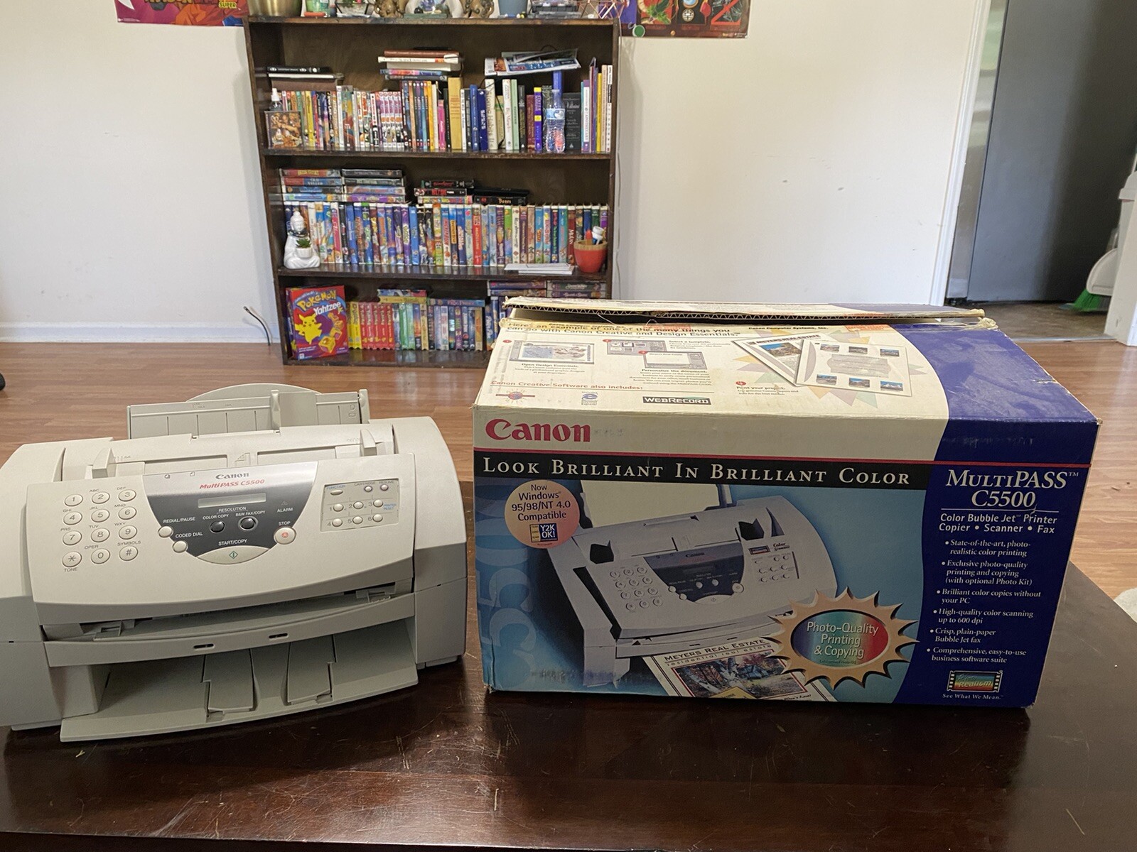 Canon Multipass C5500 Color Bubble Jet Printer Excellent Condition Untested