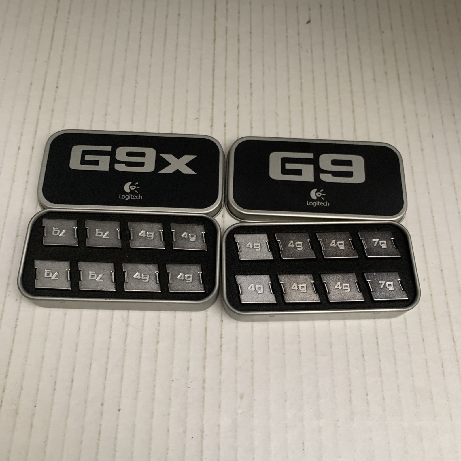 Logitech G9/G9x Laser Mouse Tuning Weights Excellent Condition Buying 2 Sets