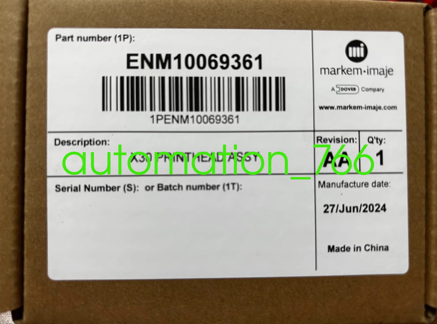 1PCS Markem-imaje ENM10069361 Brand new Inkjet printheads Via Fedex or DHL
