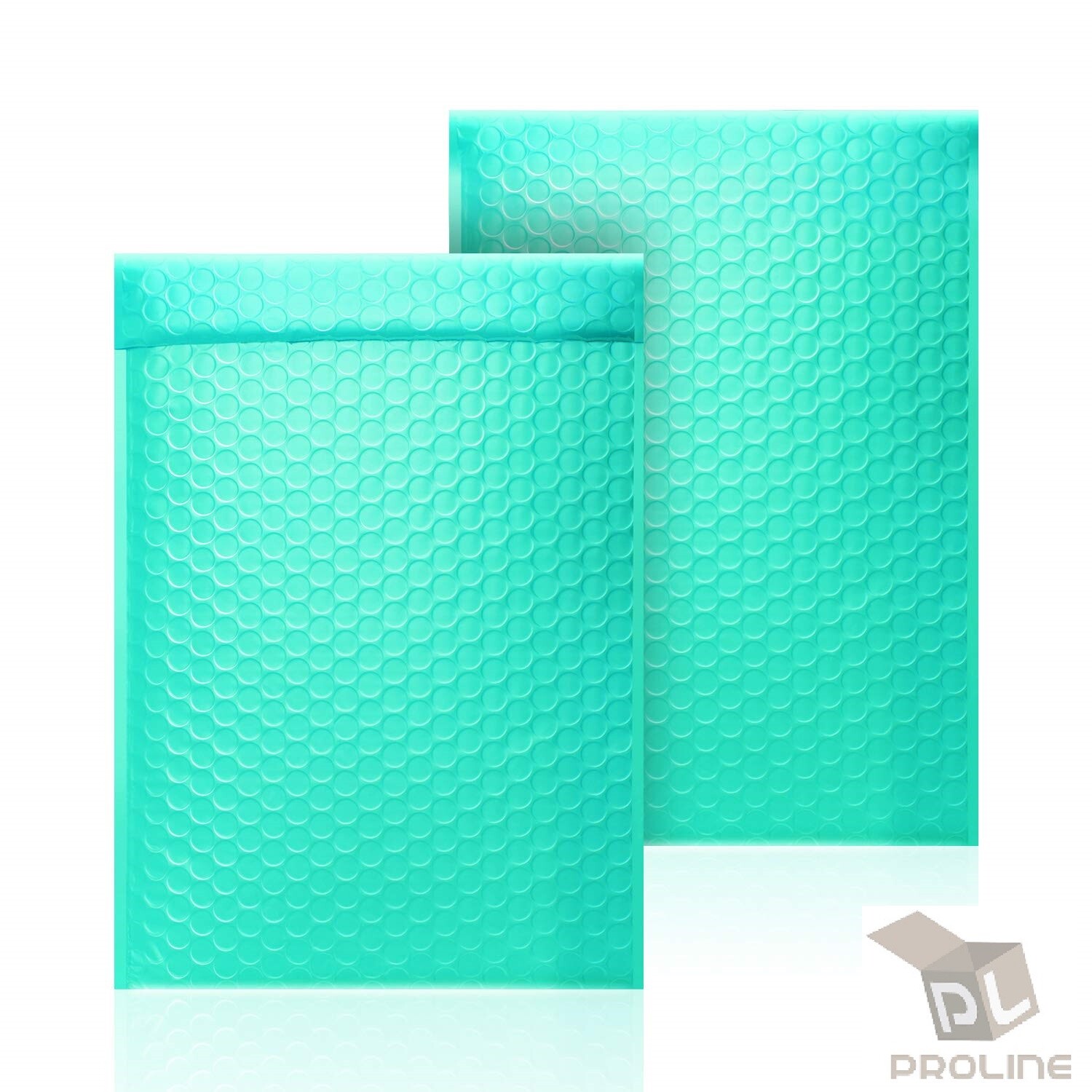 25 #0 Teal Blue Poly Bubble Padded Envelopes Self-Sealing Mailers 6X10