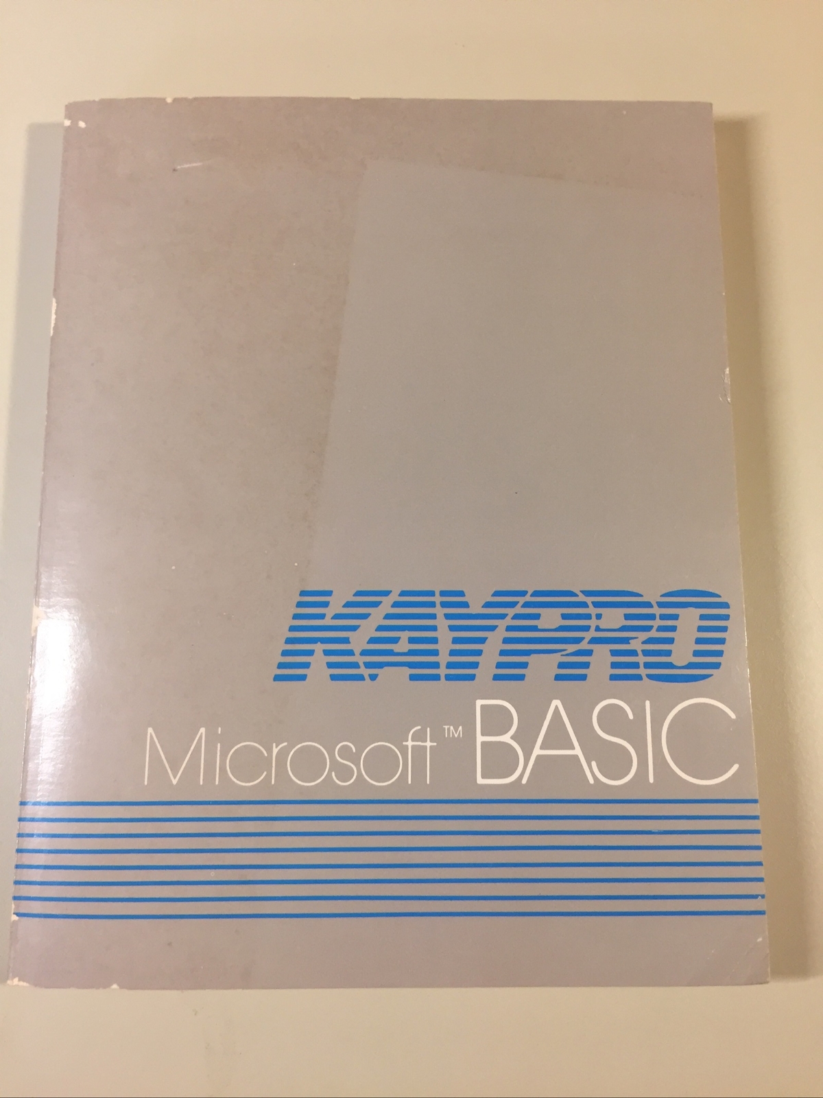 Vintage 1981 KAYPRO Microsoft BASIC Software Manual (NO DISK)