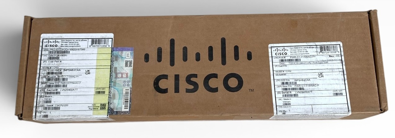 Cisco PWR-C1-715WAC-P 715W Hot Plug/Redundant Power Supply ***SEALED***