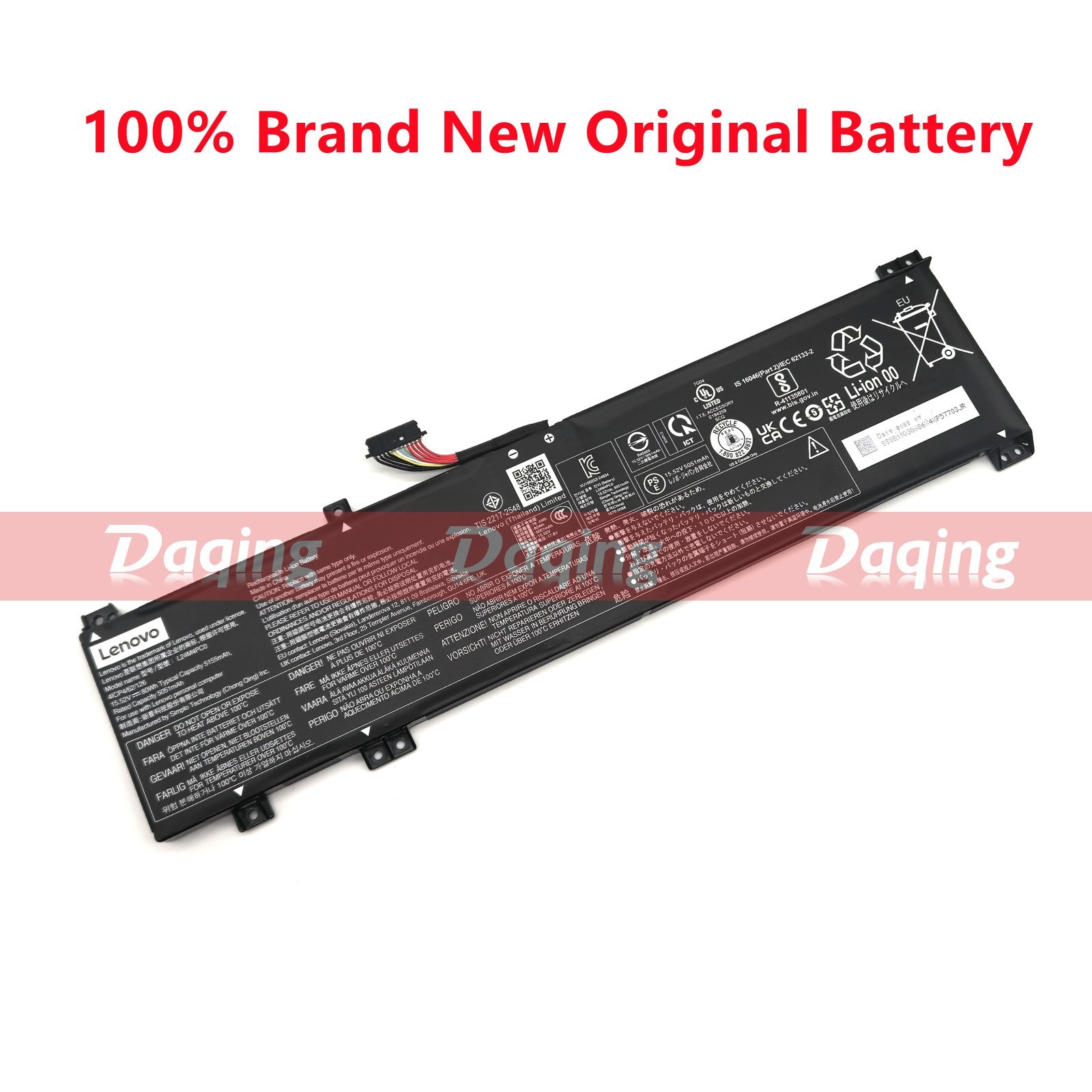 New Original L24B4PC0 L24C4PC0 L24D4PC0 Battery for Lenovo Legion 5i 15IAX10