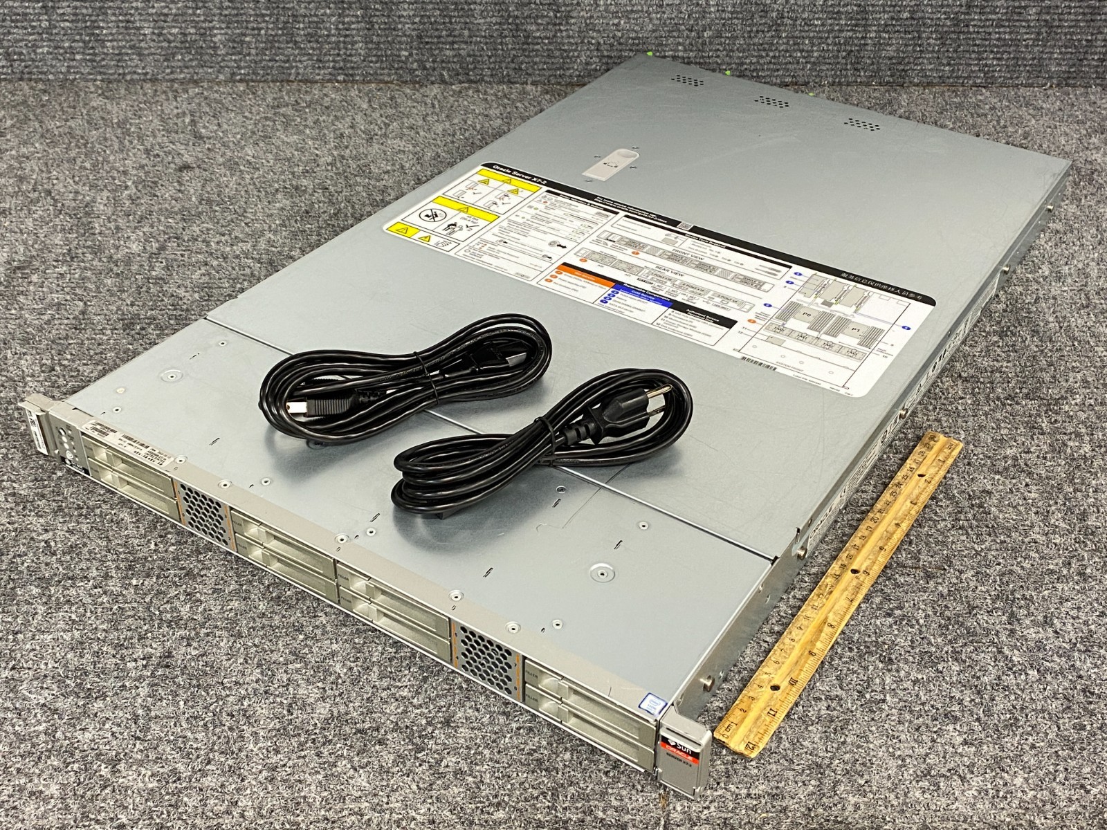 Oracle X7-2 Server w/ Xeon Silver, 16GB RAM, No Storage, 2x PSU & Cords