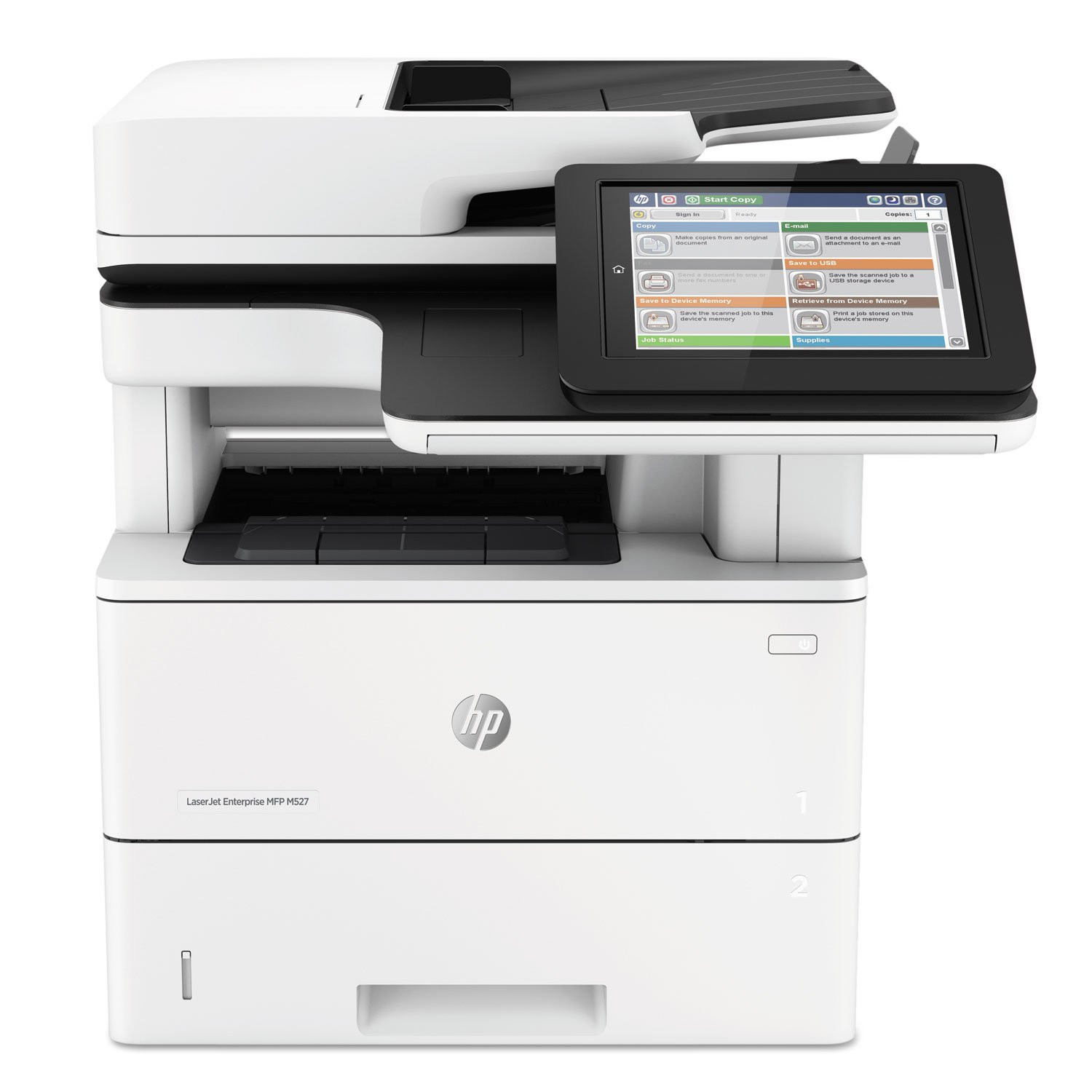 HP LaserJet Enterprise MFP M527dn Monochrome Printer (F2A76A) -Perfect Condition