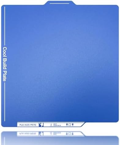 257x257mm Cold PEI Build Plate for Bambu Lab P1P/P1S/P2S/X2D/A1/X1/X1C, Low Temp