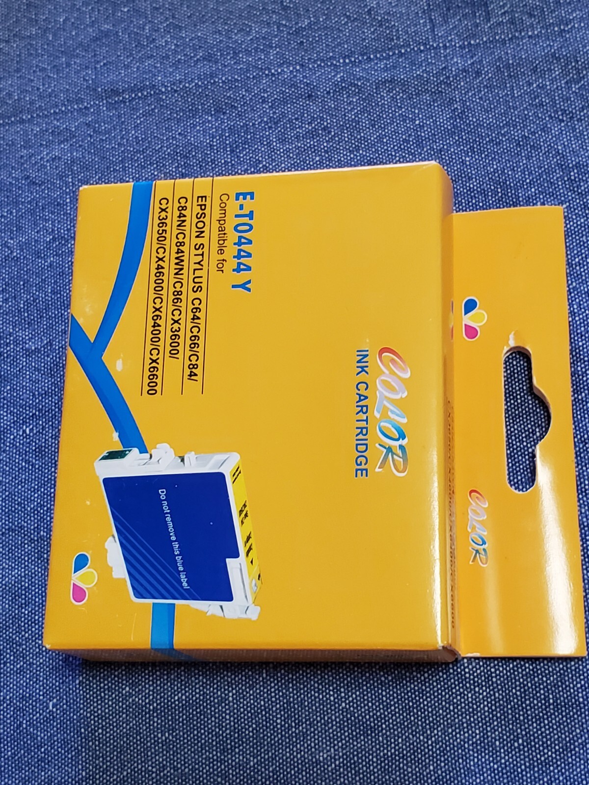NIB SEALED Epson Stylus Compatible YELLOW Ink E-T0444 Y EXPIRED 5/2009