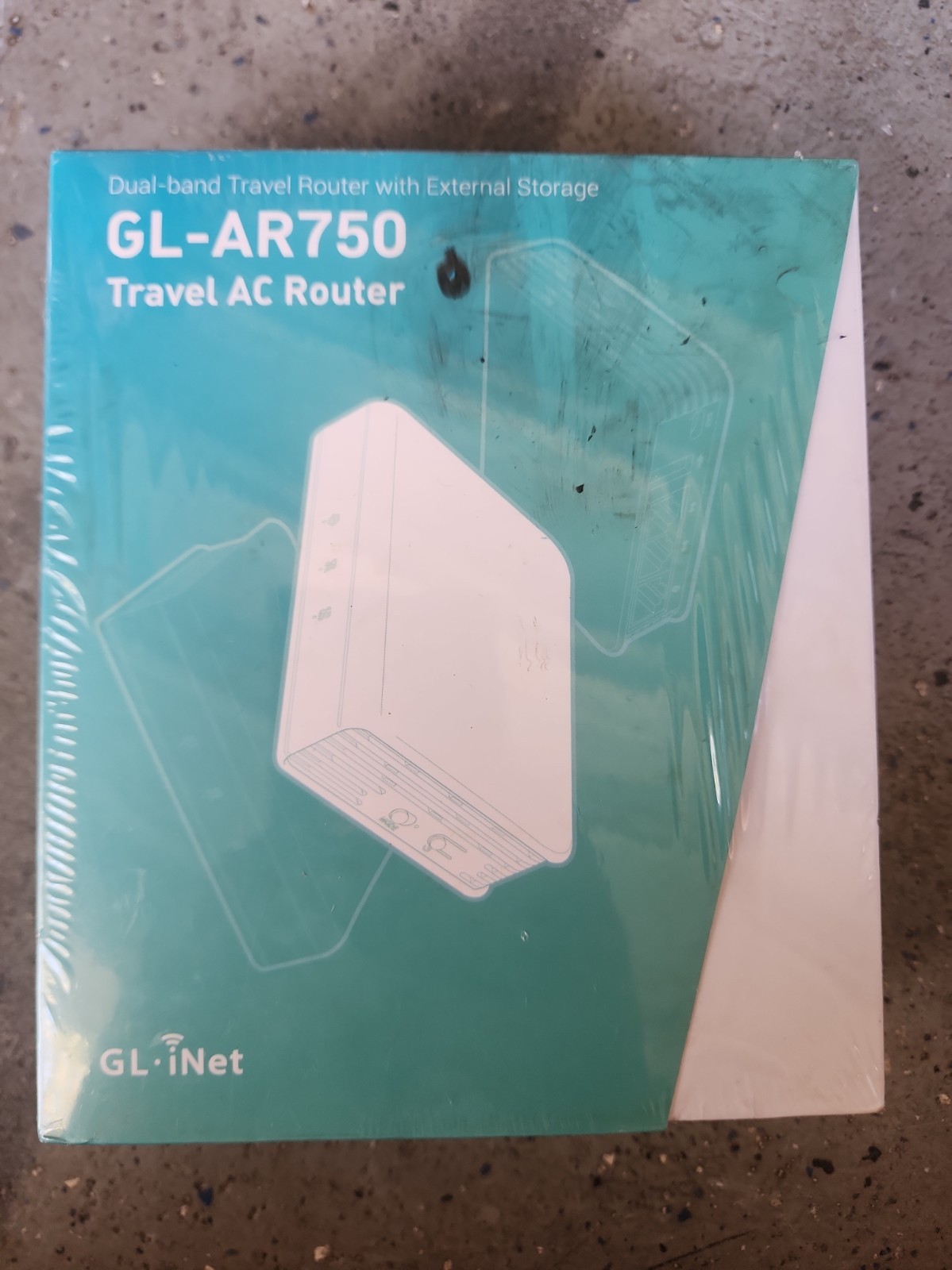 GL-iNet GL-AR750 Dual-Band Travel AC Router w/ VPN/Ext. Storage - NEW
