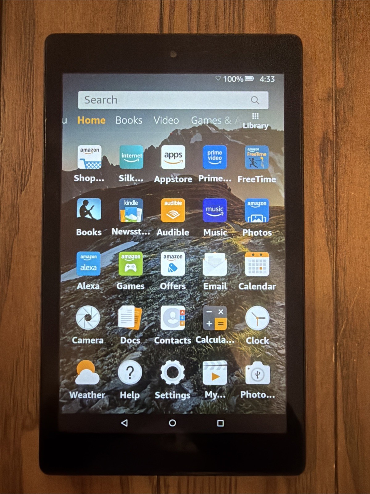 Amazon Fire Series Fire HD 8 (7th Gen) 8in Wi-Fi Tablet 16GB Black Factory Reset