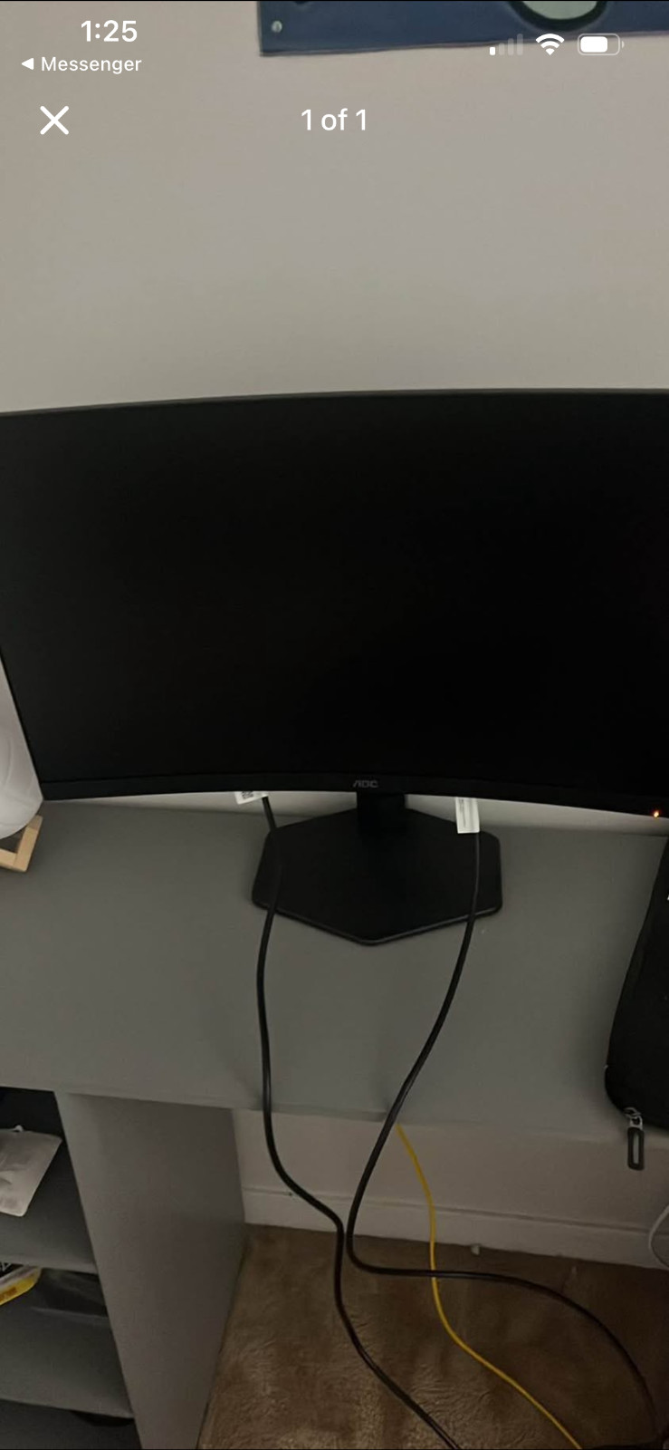 AOC C27G1 27 inch LCD Monitor - Black