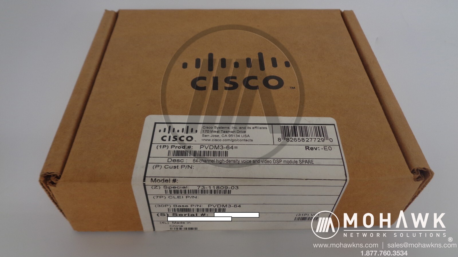 FACTORY SEALED NEW Cisco PVDM3-64 64 Channel High Density Voice Module