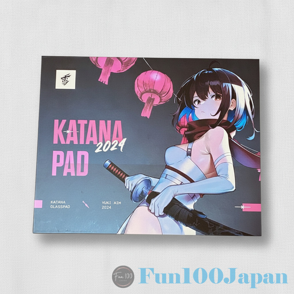 Yuki Aim Katana City Glass Mousepad Large Size Square 500*500 limited