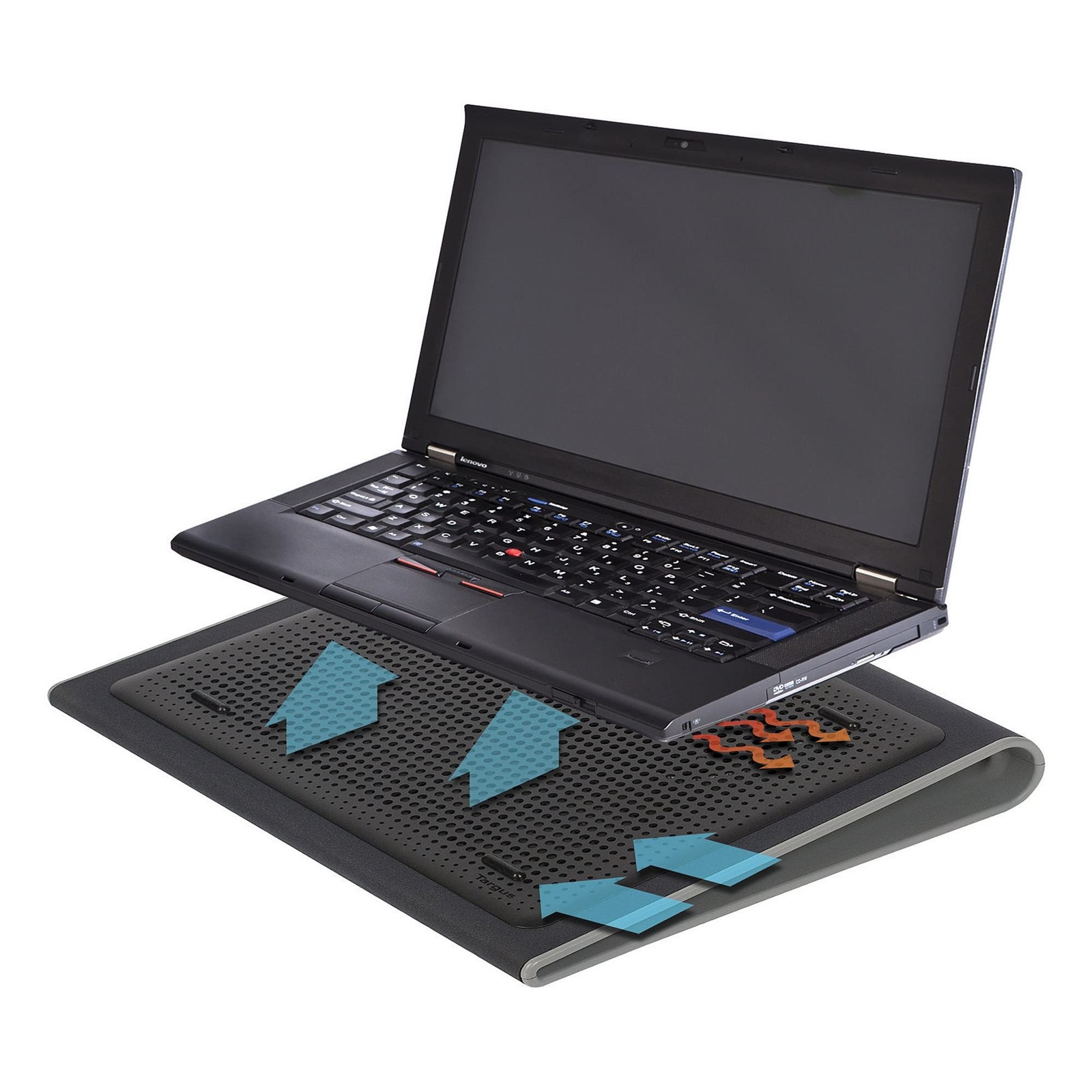 Targus AWE81US 4-Port USB Hub & Laptop Chill Mat, Gray 