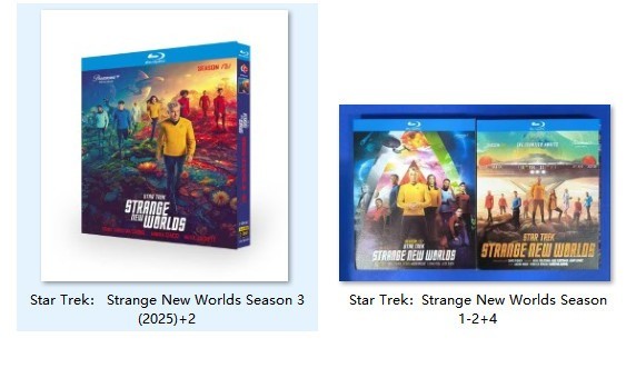 Star Trek： Strange New Worlds Season 1-3：6-Disc All Region New Box Set Sealed