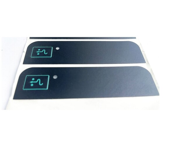 2PCS a pack empty front label over feed button no number  For Zebra printers