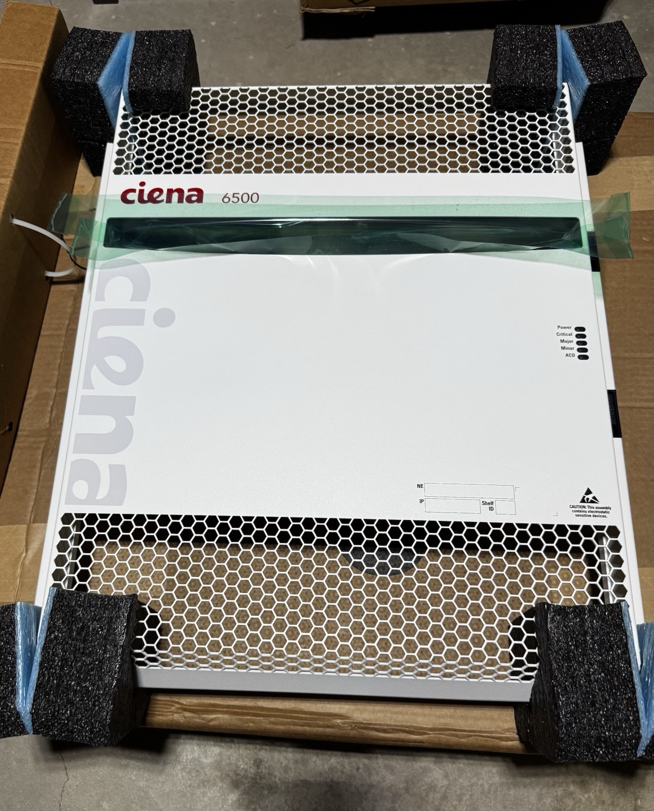 CIENA Optical Shelf Front Cover Kit w/ Extended Depth NTK509CD for Use NTK503SA