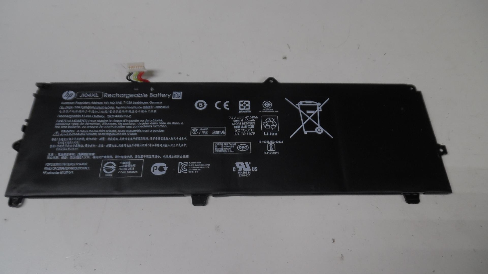 JI04XL Battery For HP Elite X2 1012 G2-1LV76EA HSN-I07C 901247-855