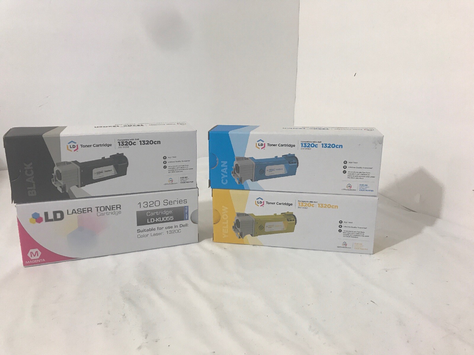 Compatible Dell 1320c Standard Yield Toner Cartridge Set