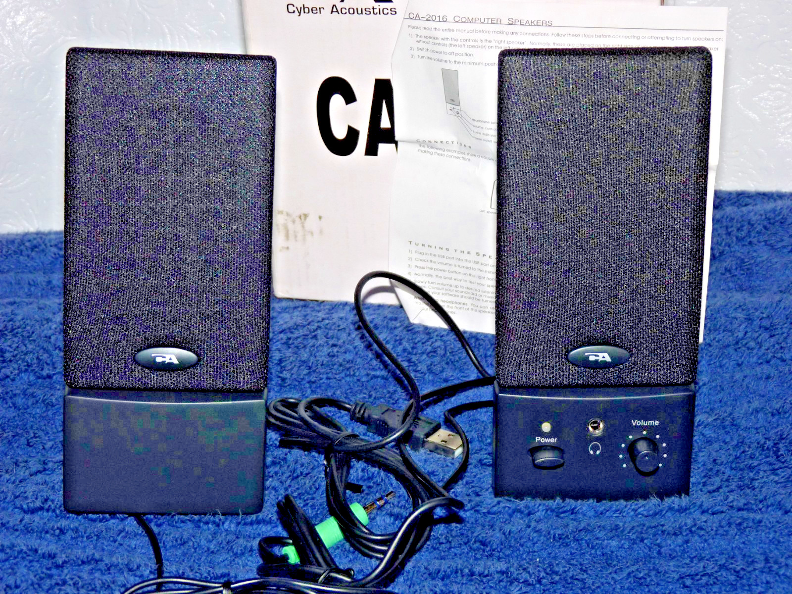 Cyber Acoustics CA-2016 Computer Speakers NEW in BOX