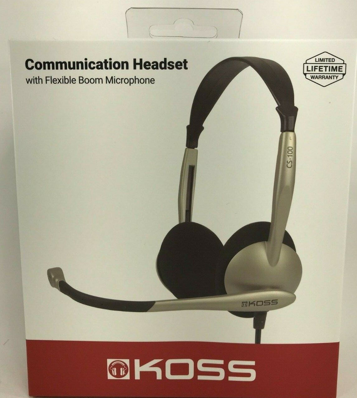 Koss - CS100 - Stereo PC Headset with Noise Canceling Microphone