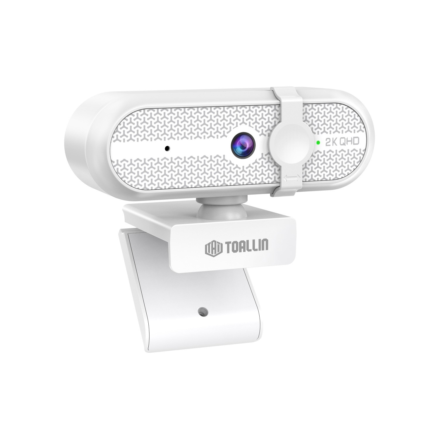 TOALLIN 5MP QHD 2K Webcam with Privacy Cover Wide Compatibility 90° FOV w/Tripod
