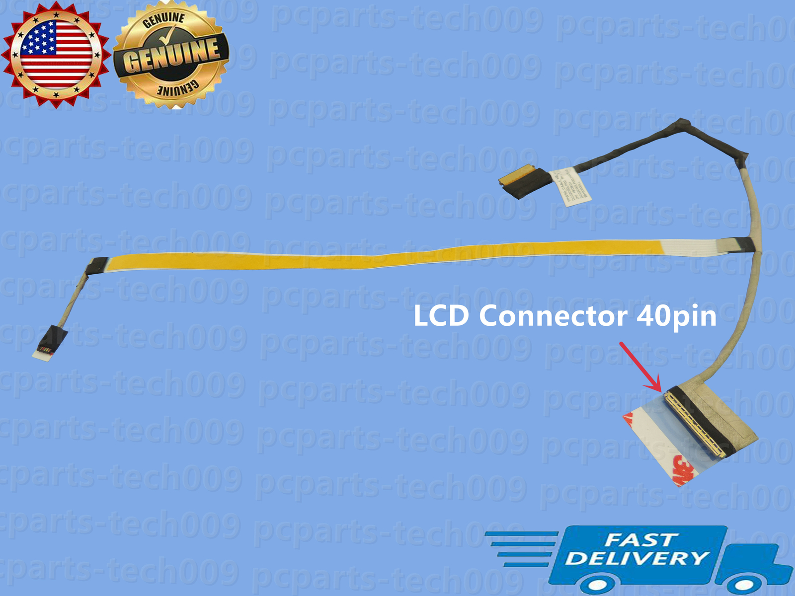  Genuine DC02C00LP00 For HP LCD LVDS Video Screen Line Display Cable Touch 40Pin