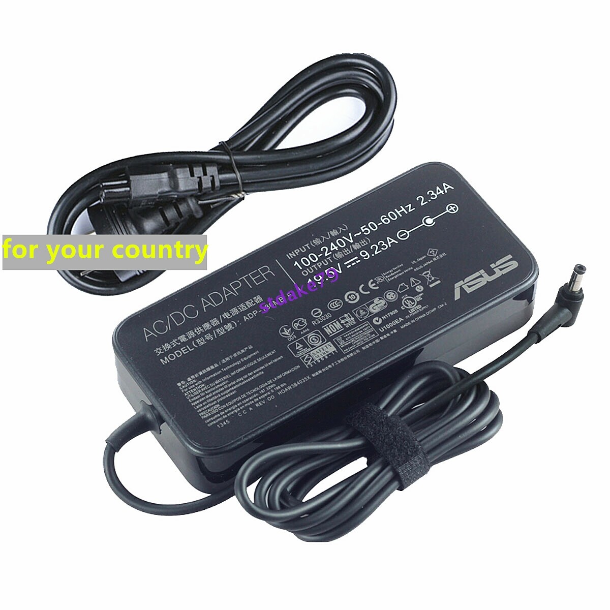 For 165W 8.33A 19.8V Razer Blade RC30-0165 0100 180W AC Power Adapter Charger