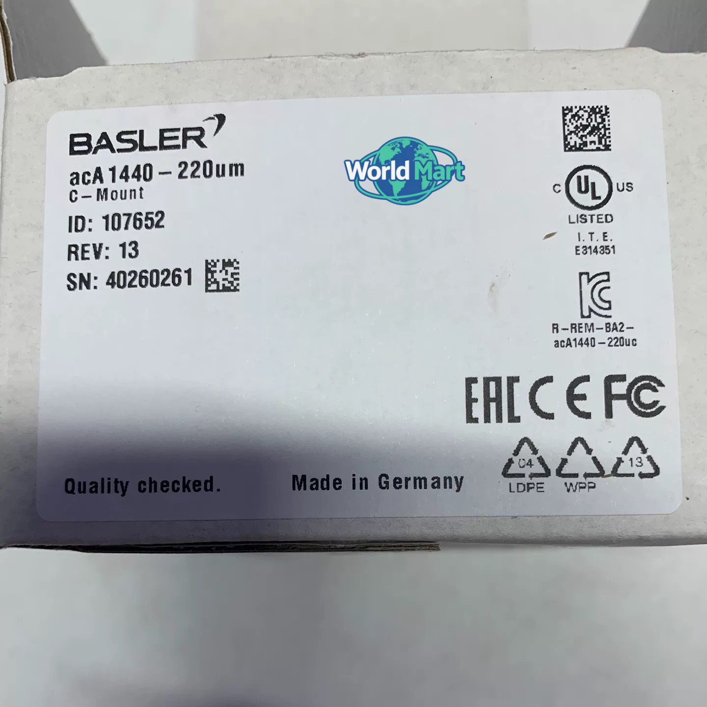 1PC new Basler acA1440-220um Industrial Lens acA1440-220um